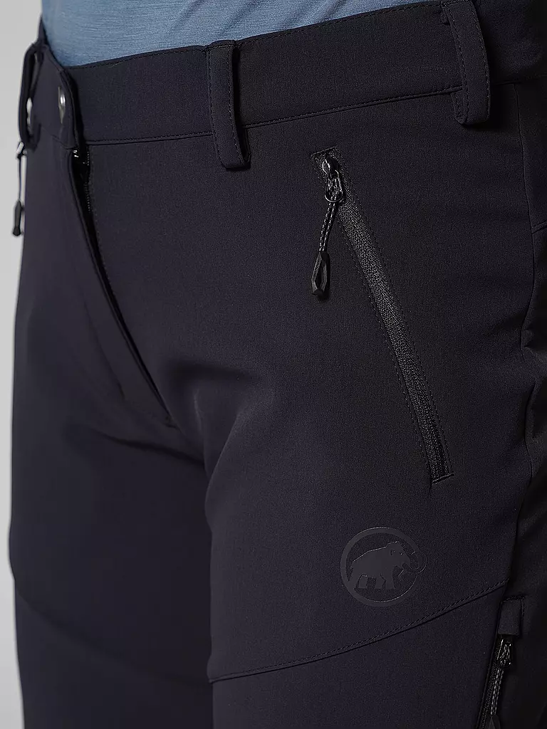 MAMMUT | Damen Wander Softshellhose Winter Hiking | schwarz