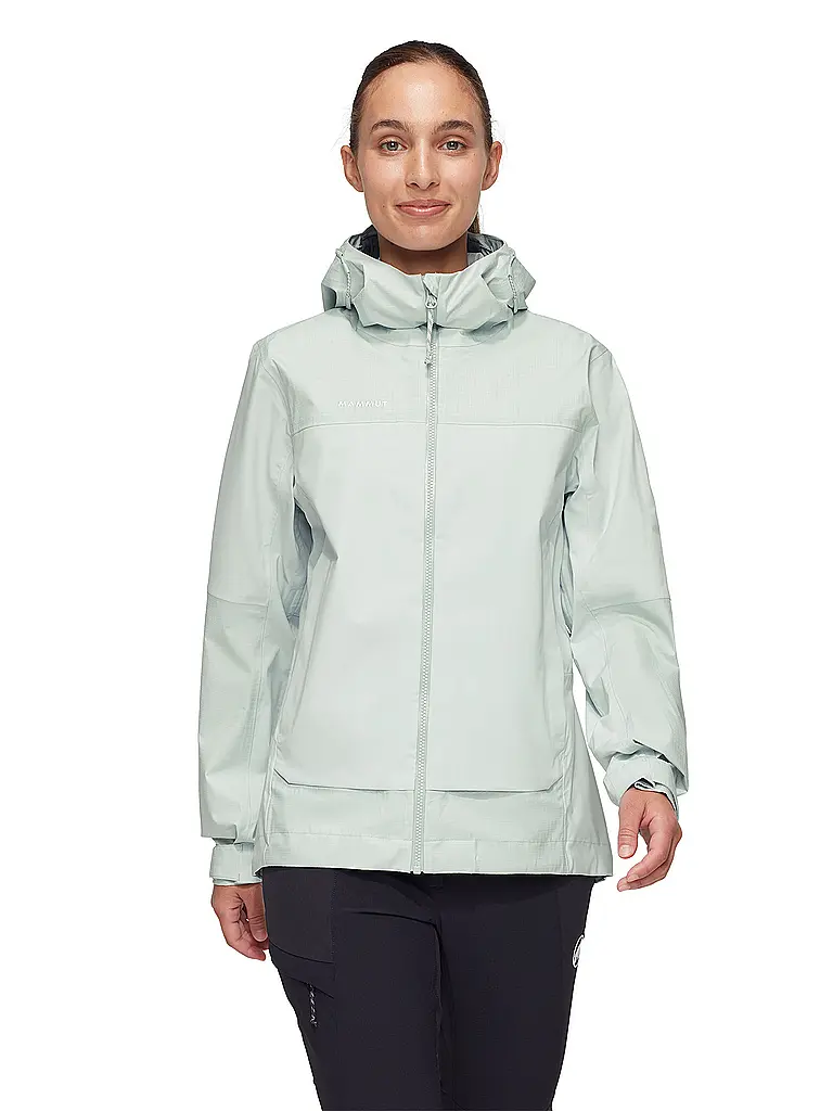 MAMMUT | Damen Wanderjacke Ducan Guide HS Hooded | hellgrün