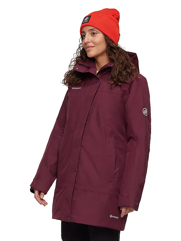 MAMMUT | Damen Winterparka Treeline HS Thermo Hooded | dunkelrot