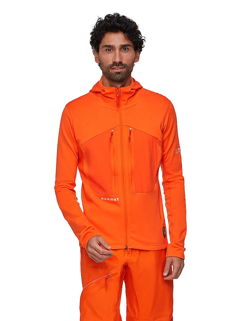 MAMMUT | Herren Fleecejacke Eiger Nordwand Advanced ML Hooded | orange
