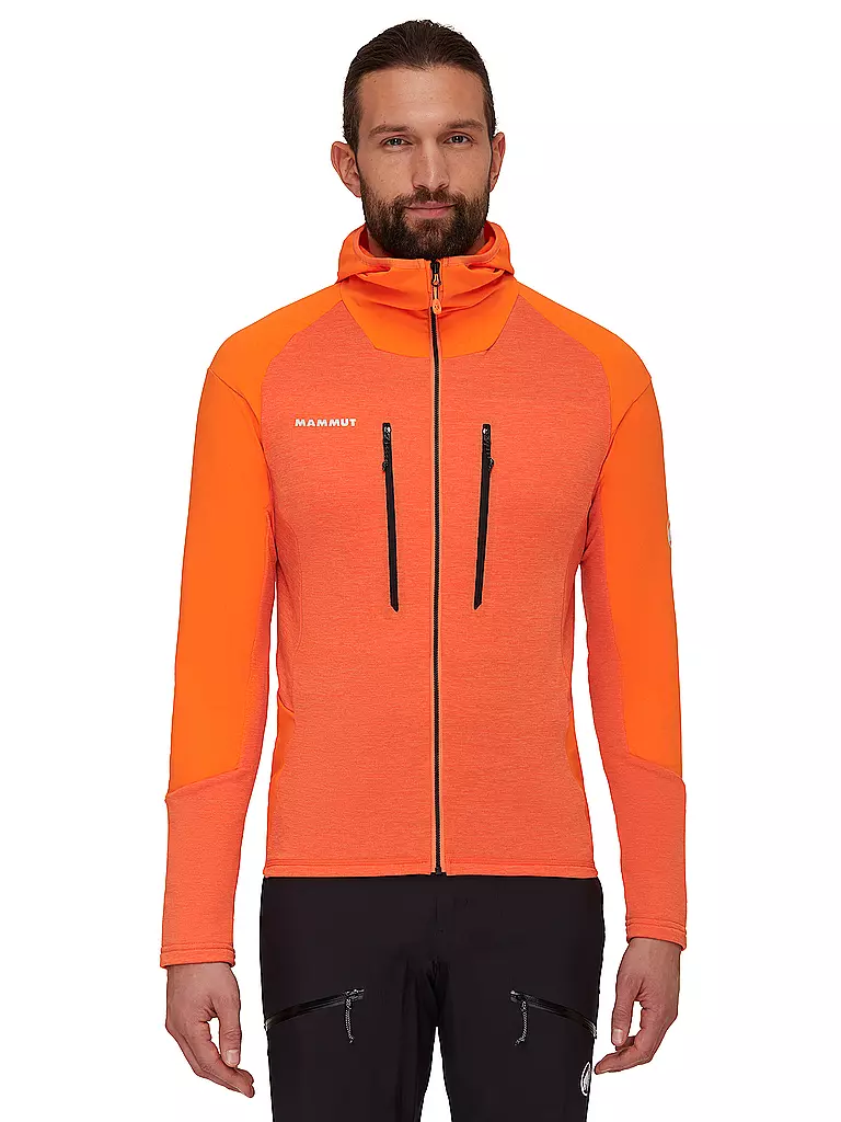 MAMMUT | Herren Fleecejacke Eiswand Advanced ML Hooded | orange