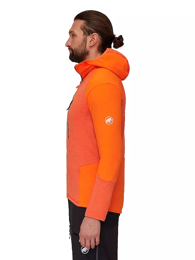 MAMMUT | Herren Fleecejacke Eiswand Advanced ML Hooded | orange