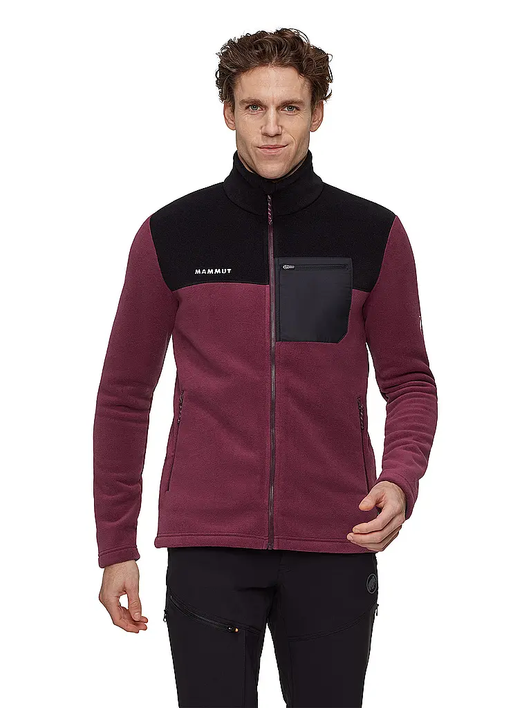MAMMUT | Herren Fleecejacke Innominata Polartec | dunkelrot