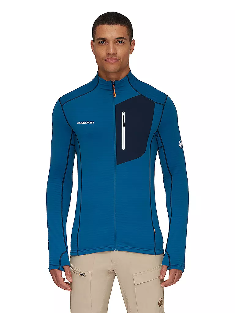 MAMMUT | Herren Fleecejacke Taiss Light ML  Hoodie | blau