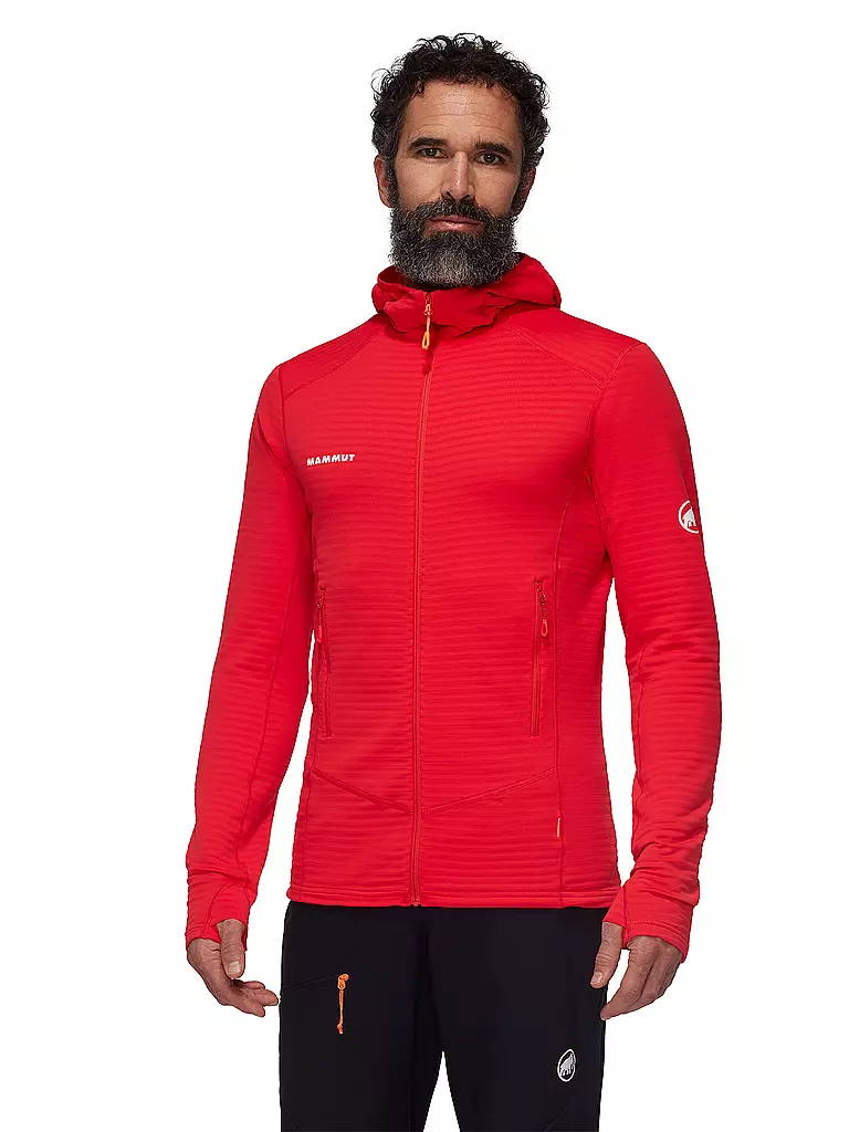 MAMMUT | Herren Fleecejacke Taiss Light ML  Hoodie | rot