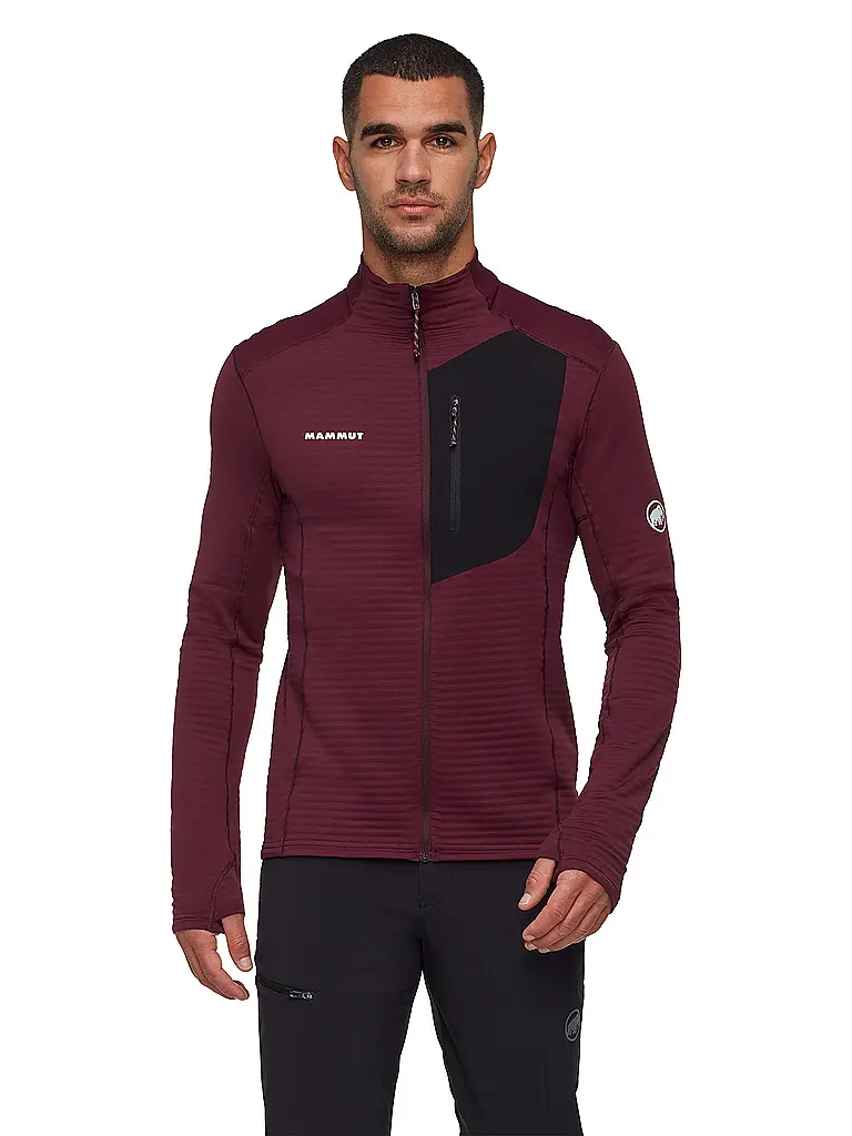 MAMMUT | Herren Fleecejacke Taiss Light ML | dunkelrot