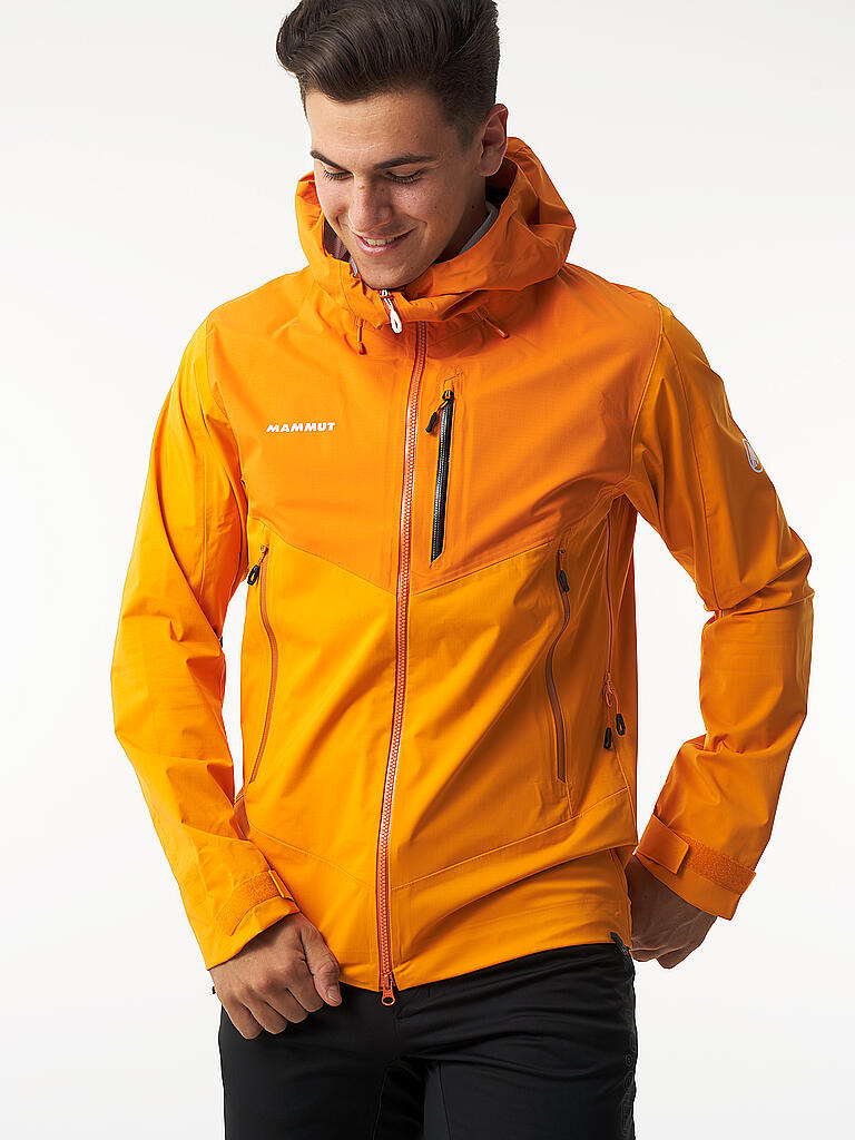 MAMMUT | Herren Hardshell-Jacke Kento Hooded | gelb