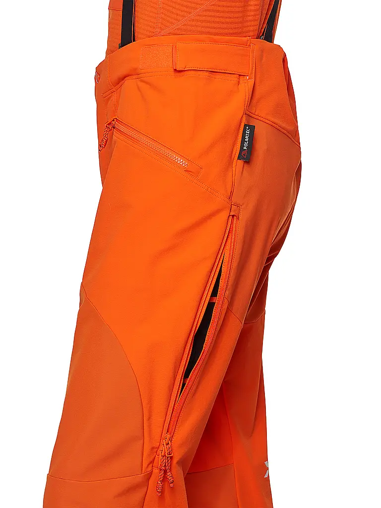 MAMMUT | Herren Softshell Tourenhose Eiger Nordwand Pro mit Träger | orange