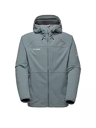 MAMMUT | Herren Softshelljacke Ultimate Comfort Hoodie | silber