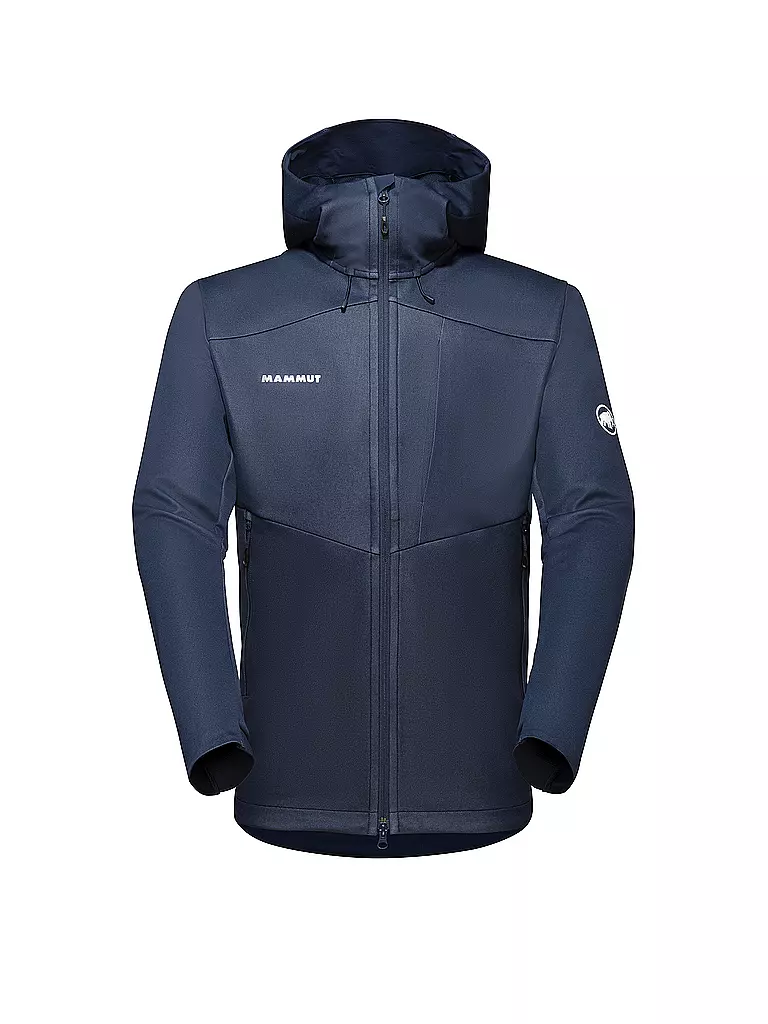 MAMMUT | Herren Softshelljacke Ultimate VII Hoodie | dunkelblau