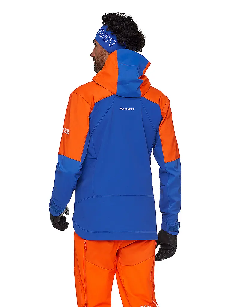 MAMMUT | Herren Touren Softshelljacke Eiger Nordwand Pro Hoodie | blau