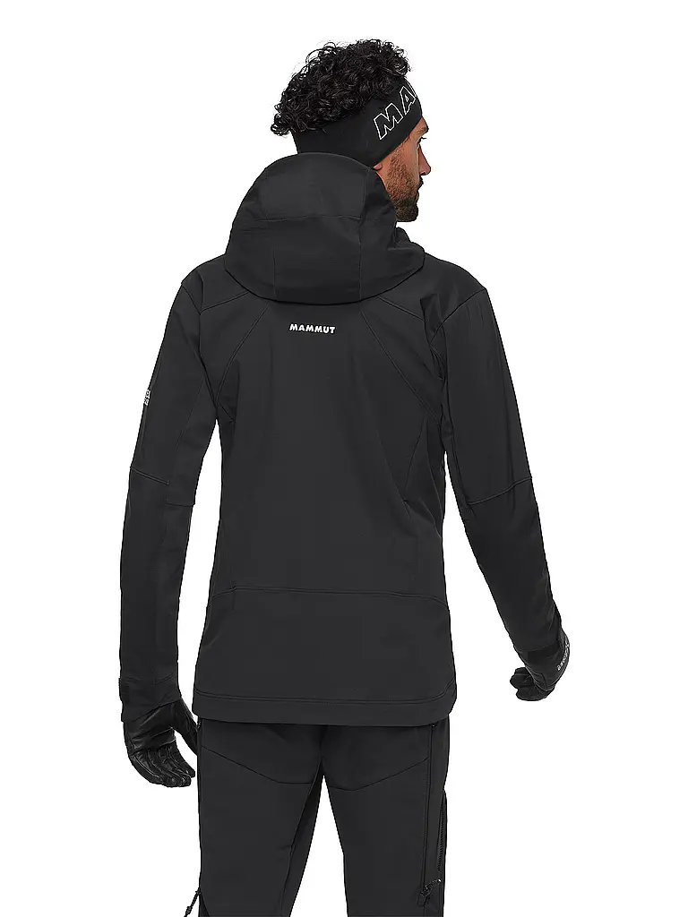 MAMMUT | Herren Touren Softshelljacke Eiger Nordwand Pro Hoodie | schwarz