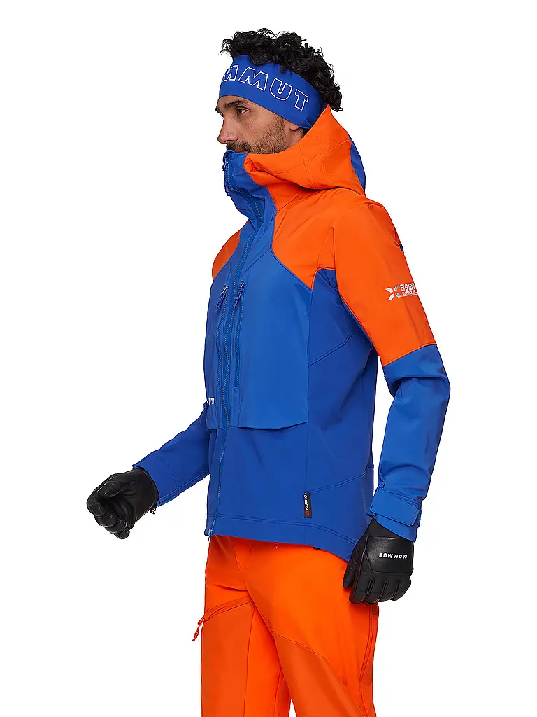 MAMMUT | Herren Touren Softshelljacke Eiger Nordwand Pro Hoodie | blau
