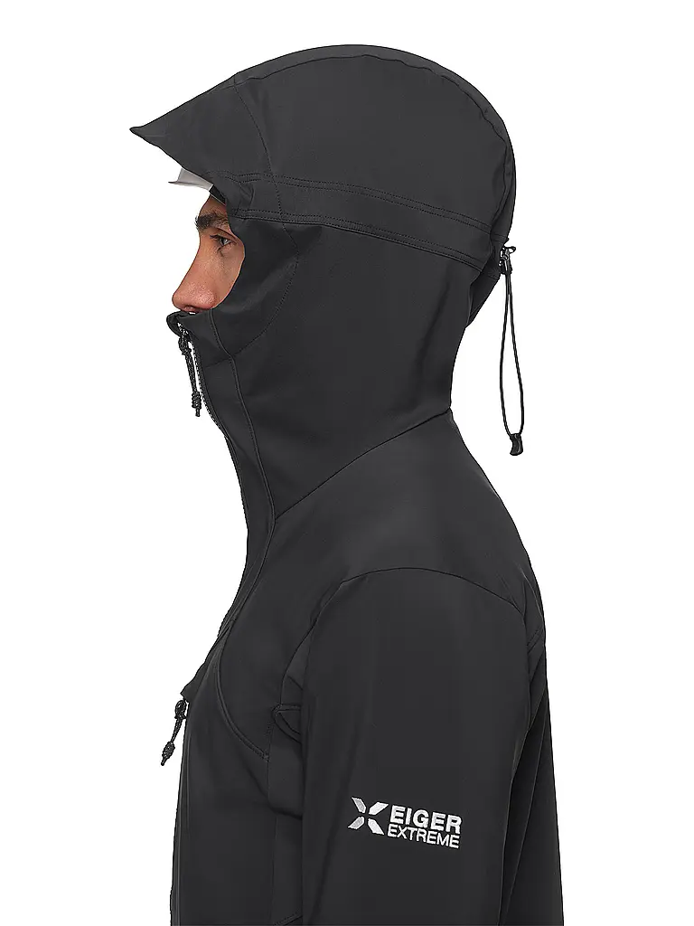 MAMMUT | Herren Touren Softshelljacke Eiger Nordwand Pro Hoodie | schwarz