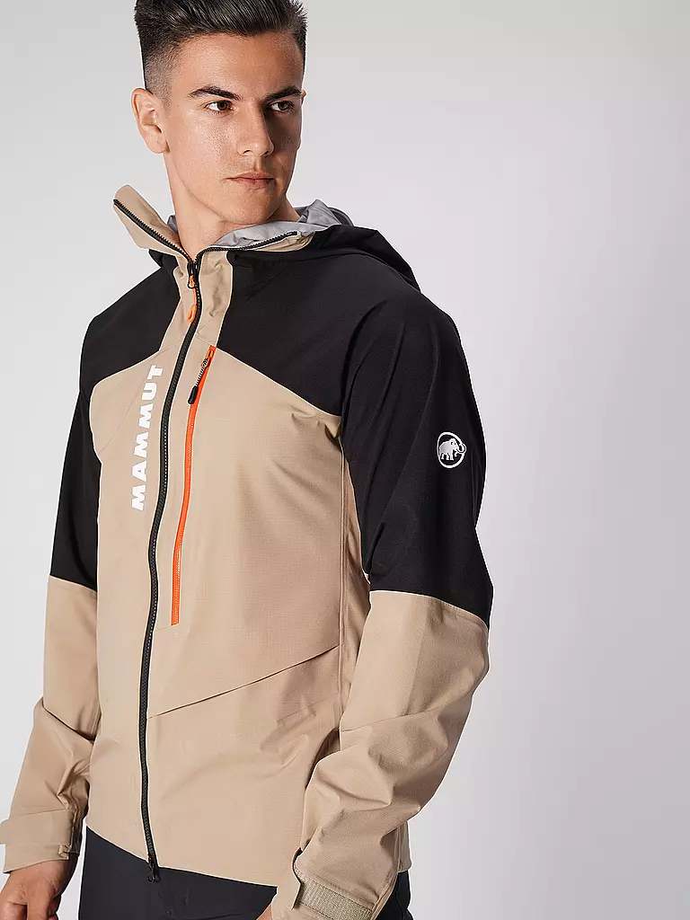 MAMMUT | Herren Tourenjacke Aenergy Air HS Hooded  | beige