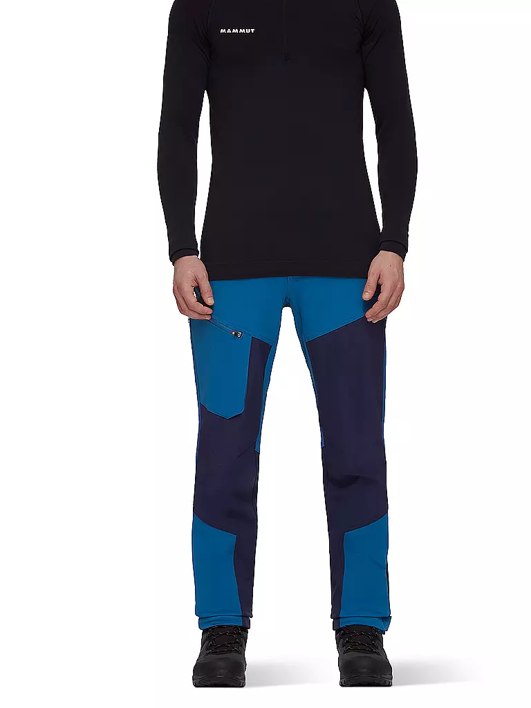 MAMMUT | Herren Wanderhose Zinal Guide Hybrid/Regular | blau