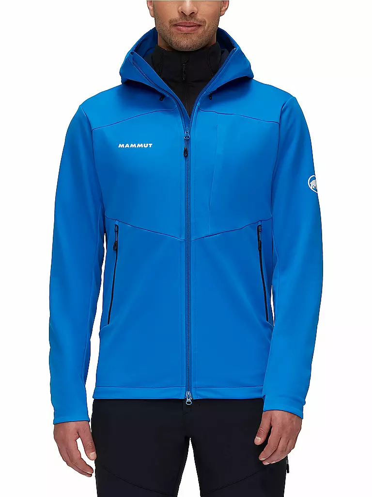 MAMMUT | Herren Wanderjacke Ultimate VII Softshell Hoodie | blau