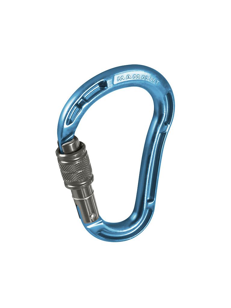 MAMMUT | Karabiner Bionic HMS Screw Gate | blau