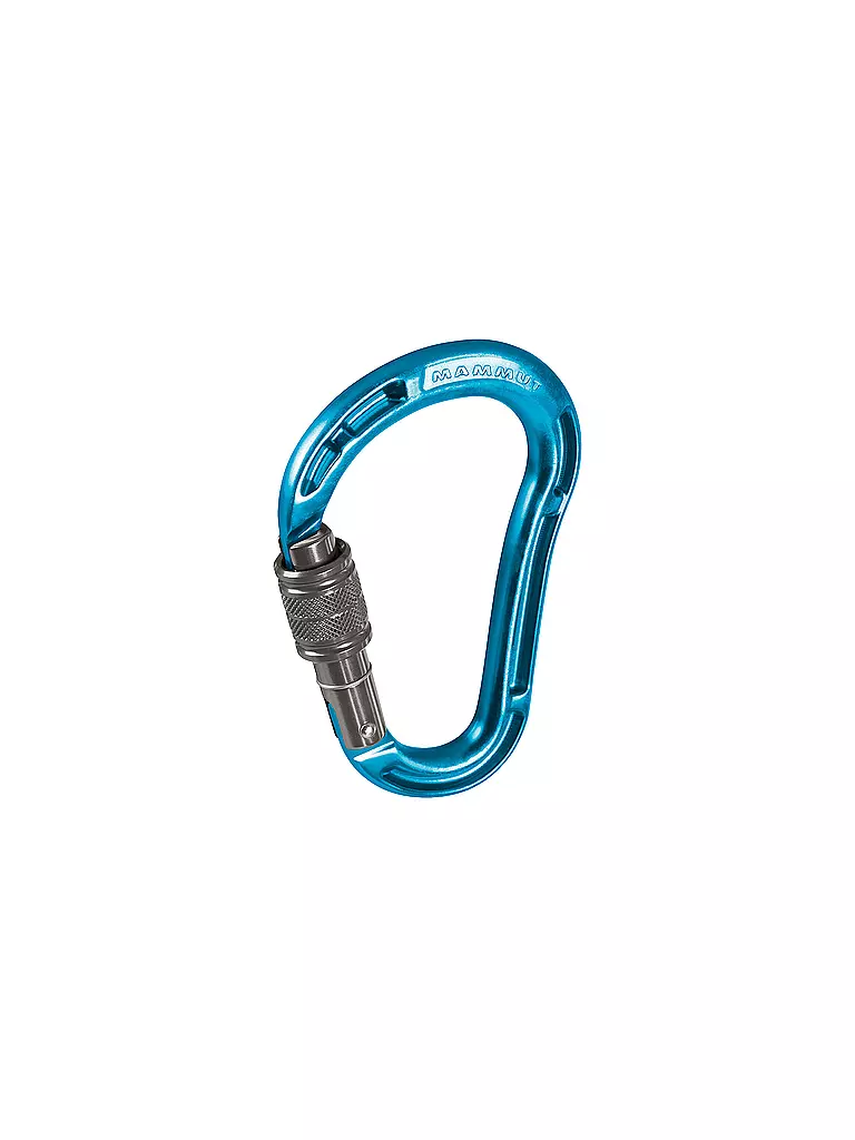 MAMMUT | Karabiner Bionic HMS Screw Gate | blau