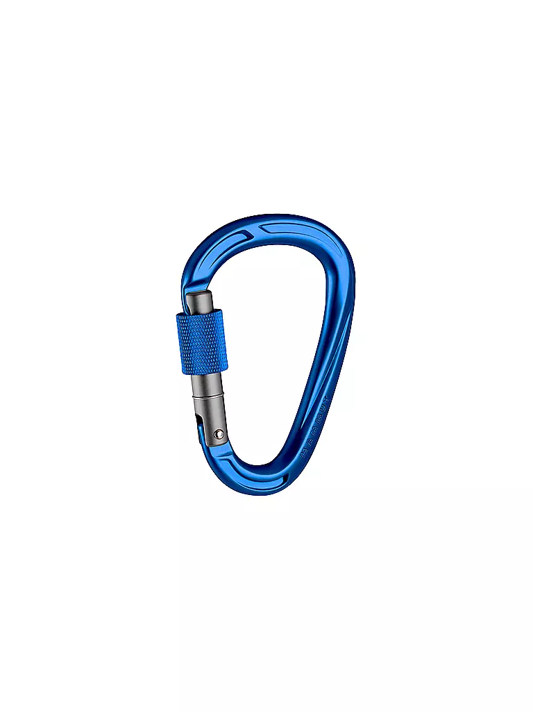 MAMMUT | Karabiner Crag HMS Screw Gate | blau