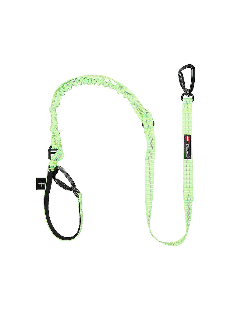 MAMO PET SPORTS Hundeleine Alu Karabiner versperrbar 150/2cm grün