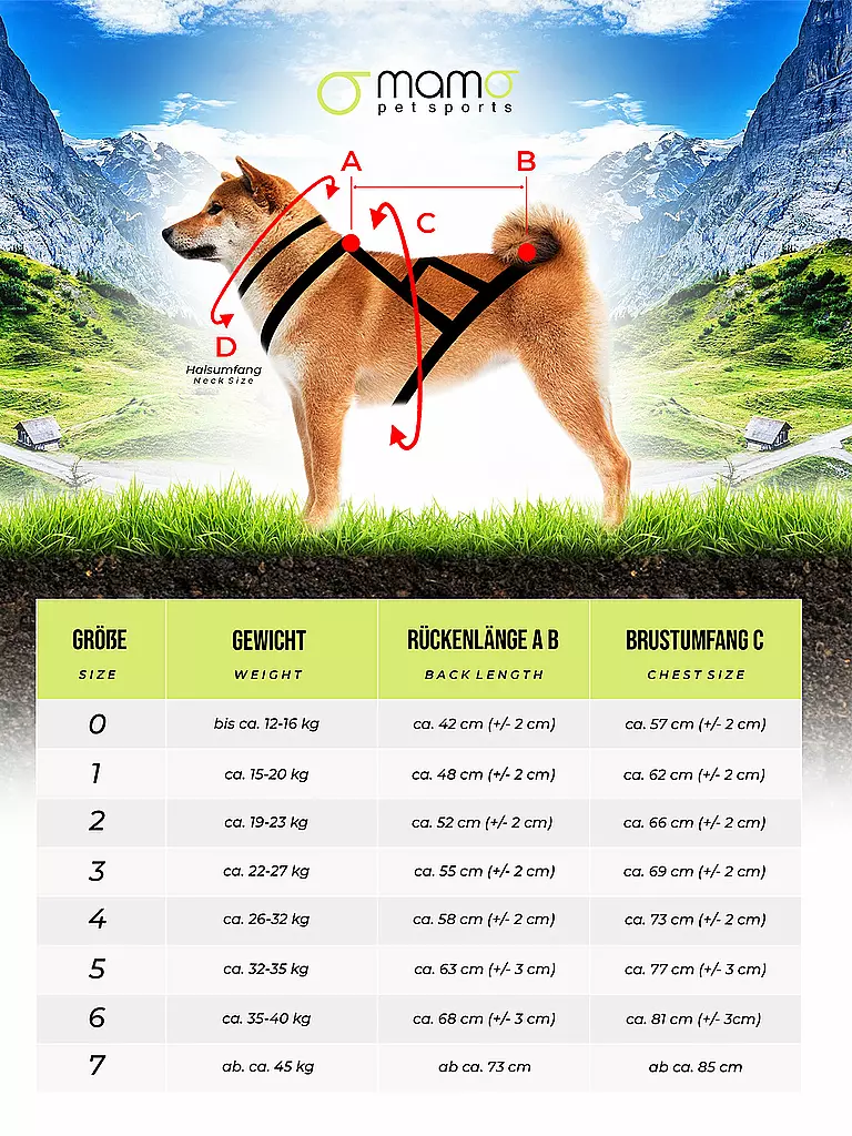 MAMO PET SPORTS | Zuggeschirr mamo iX harness® | schwarz