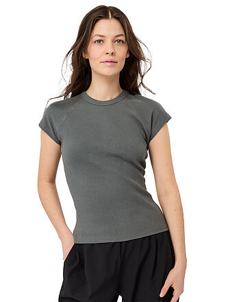 MANDALA | Damen Yogashirt Slim Fit Ribbed