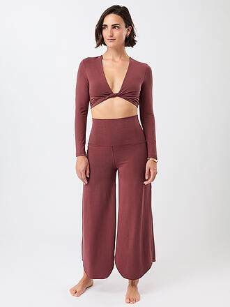 MANDALA | Damen Yogahose Roll Over Tulip