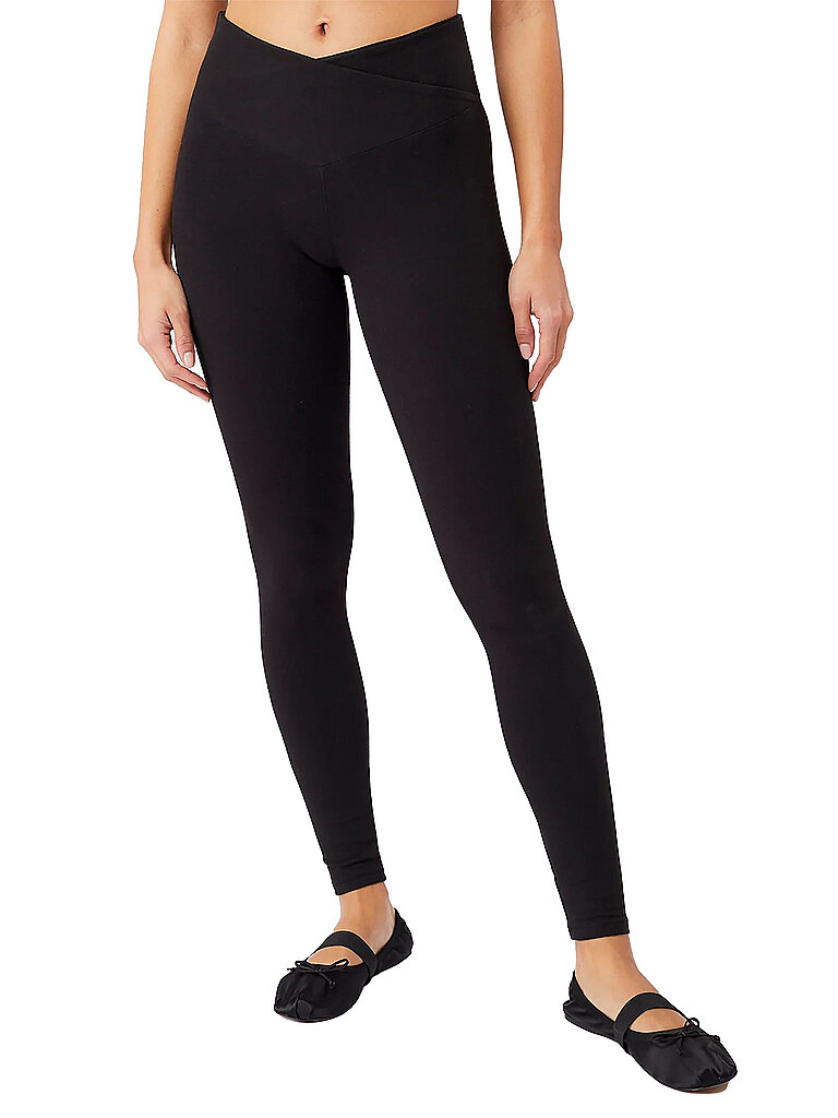 MANDALA Damen Yoga Hose Classic Rolldown schwarz | S