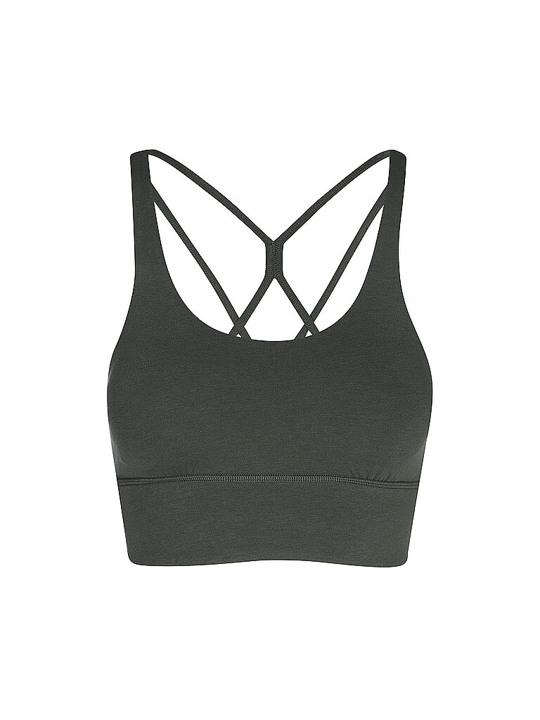 mandala Sport-BH New Studio Medium Support Dunkelgrün