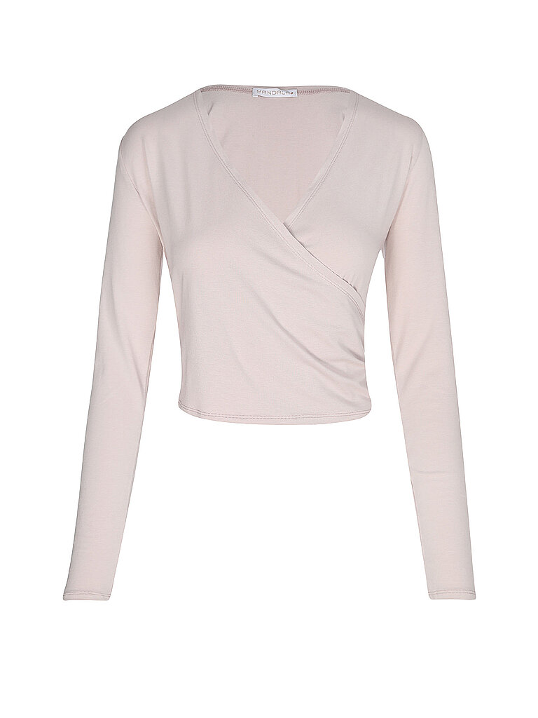 mandala Yogajacke Wrap Baumwolle-Modal-Es Creme