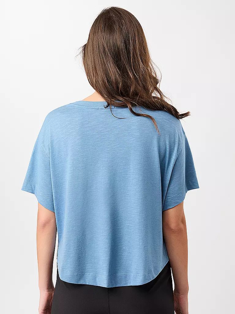MANDALA | Damen T-Shirt Boxy | hellblau