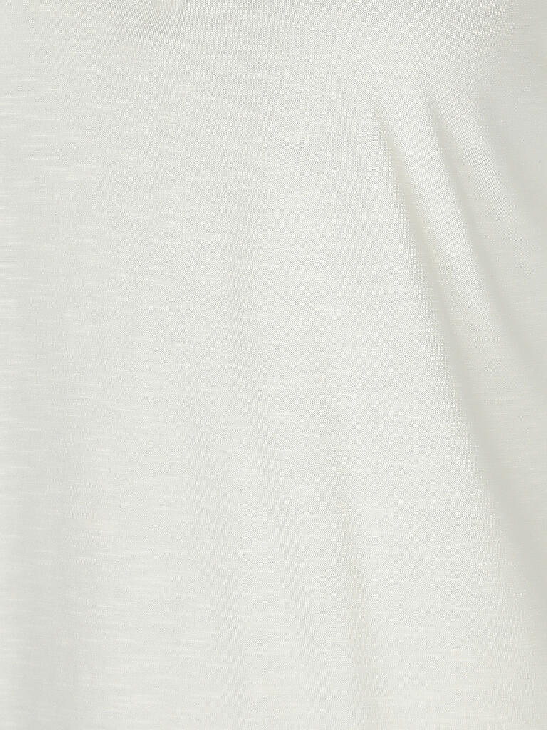 MANDALA | Damen Yoga Shirt Ribbed V-Neck | beige