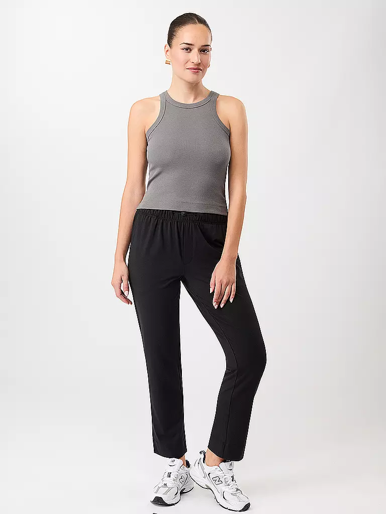 MANDALA | Damen Yoga Tank Boy Top | grau