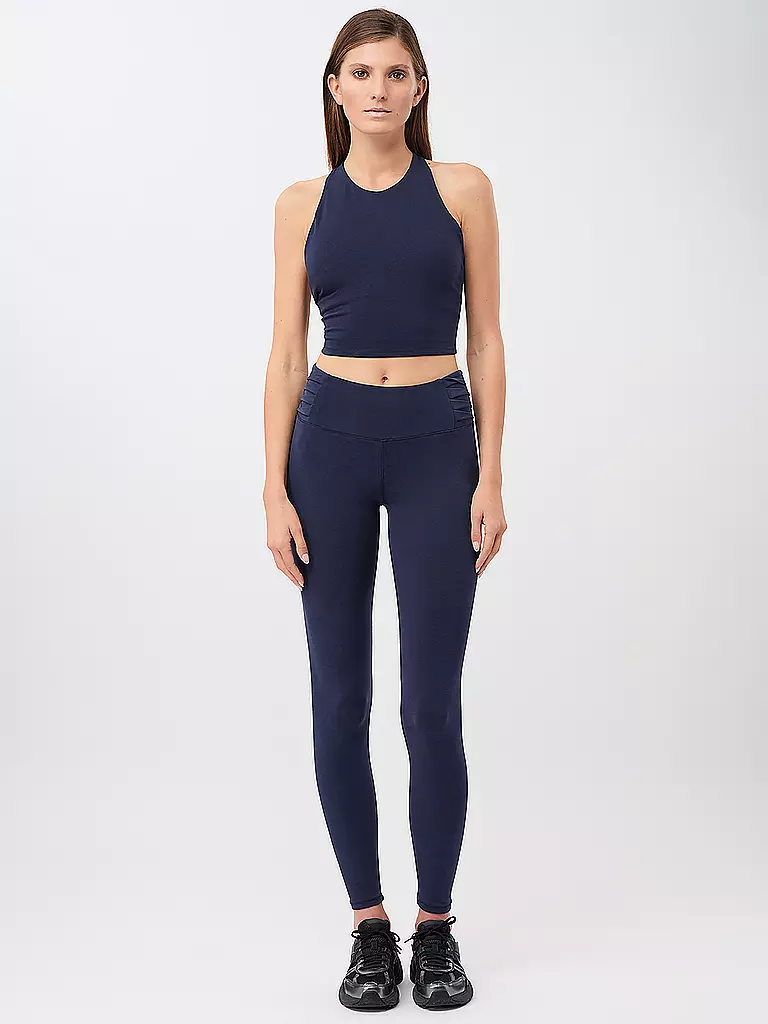 MANDALA | Damen Yoga Tank Top | dunkelblau
