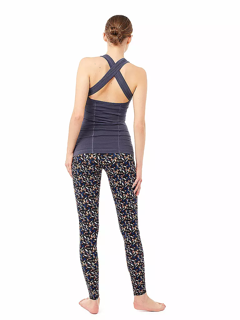 MANDALA | Damen Yoga Tight Printed | schwarz