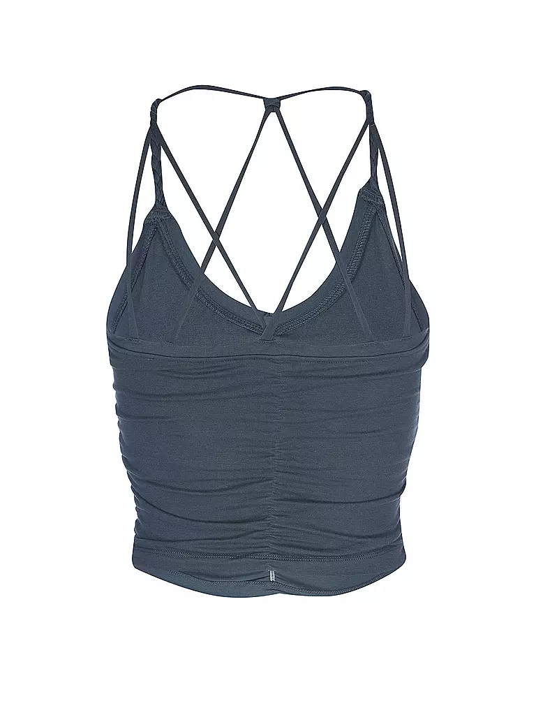 MANDALA | Damen Yoga-Top Cable Yoga Bra | blau