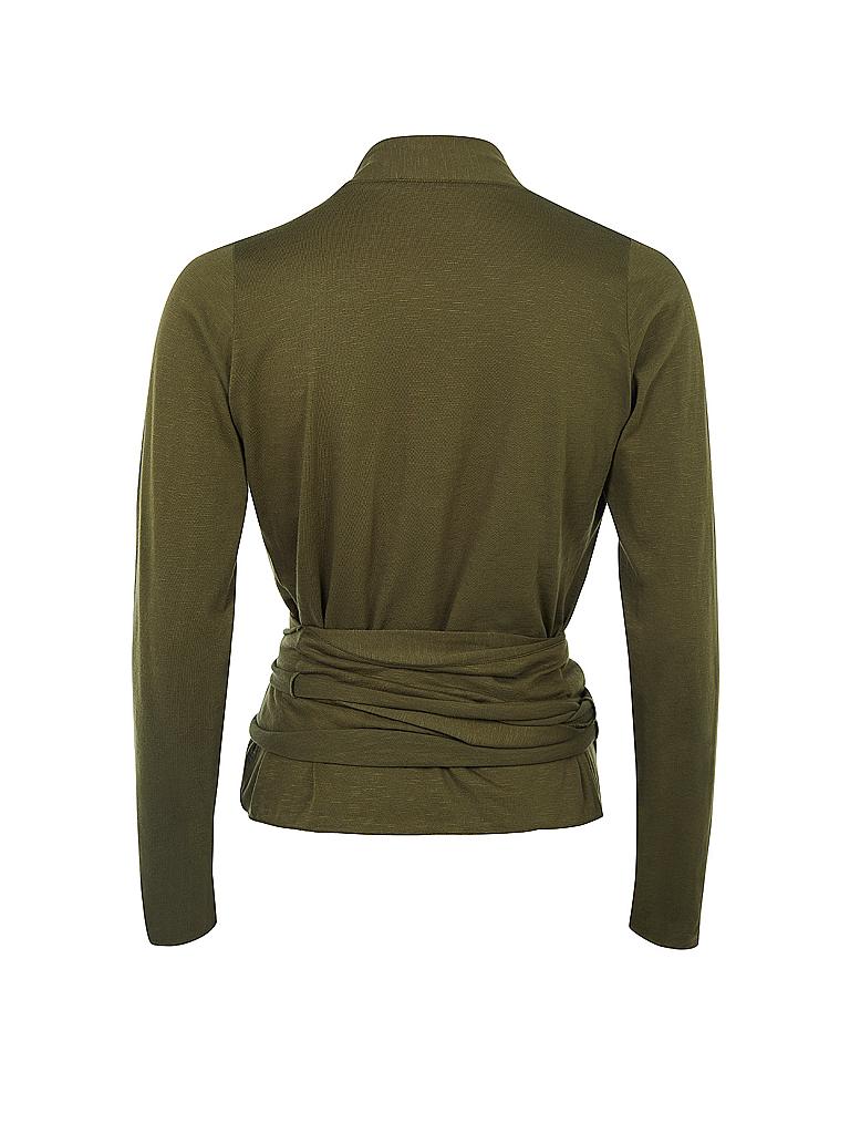 MANDALA | Damen Yoga-Wickelweste Easy Wrap | olive