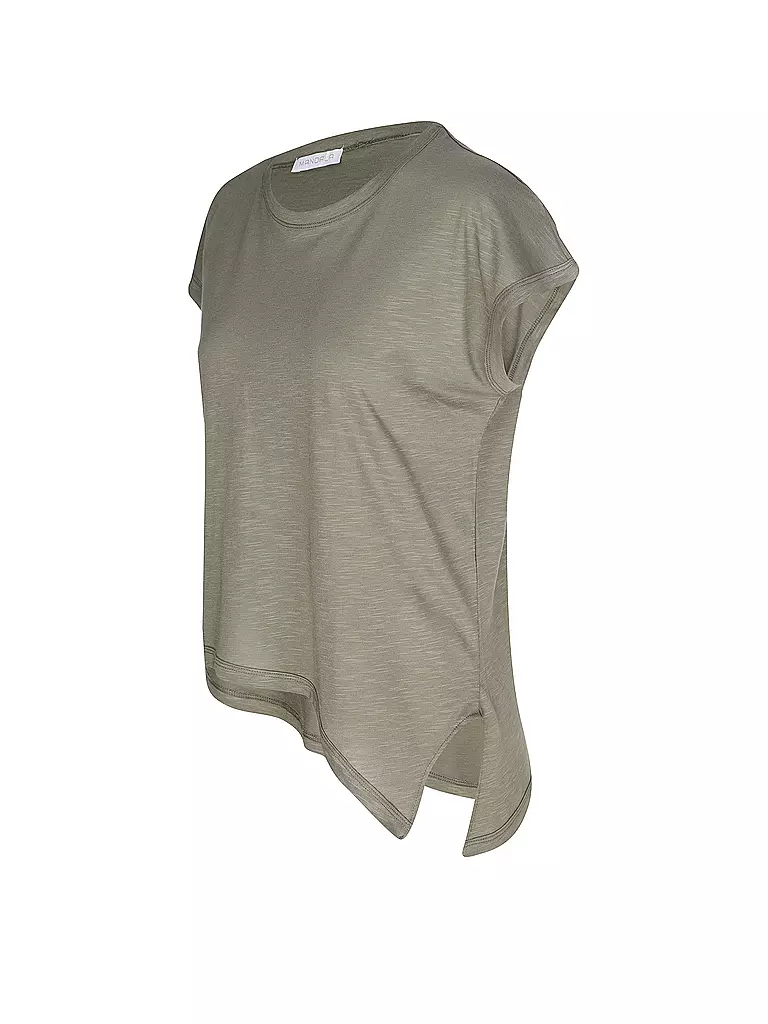 MANDALA | Damen Yogashirt Asymmetric | olive