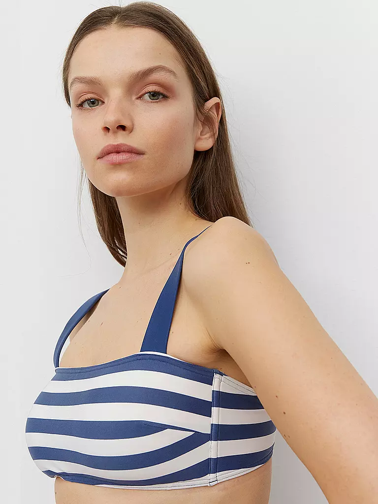 MARC O'POLO | Damen Bikini Bandeau | blau