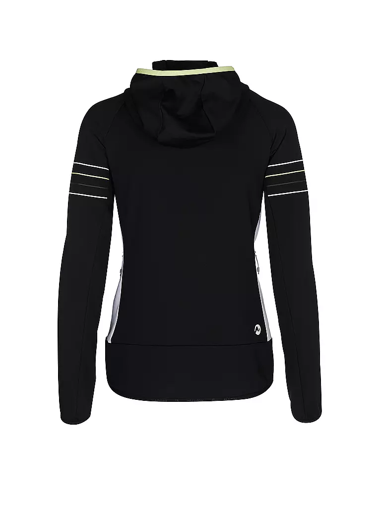 MARTINI | Damen Fleecejacke Go Big Hoodie | schwarz