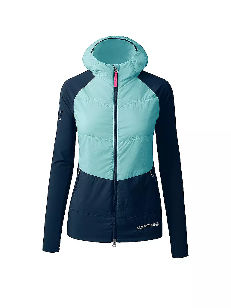 MARTINI | Damen Hybridjacke Highventure Hoodie | hellblau