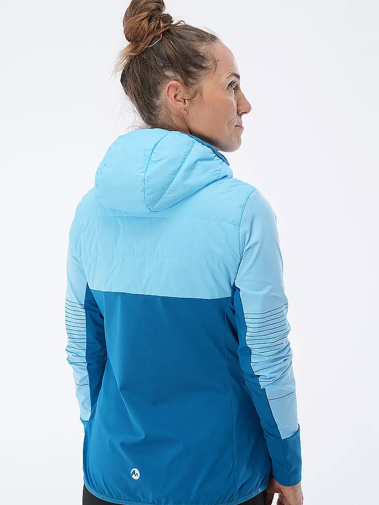 MARTINI | Damen Hybridjacke Mistral PL Hoodie | petrol
