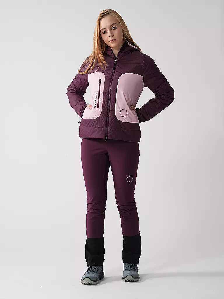MARTINI | Damen Isojacke Argon G-LOFT® Hoodie | beere