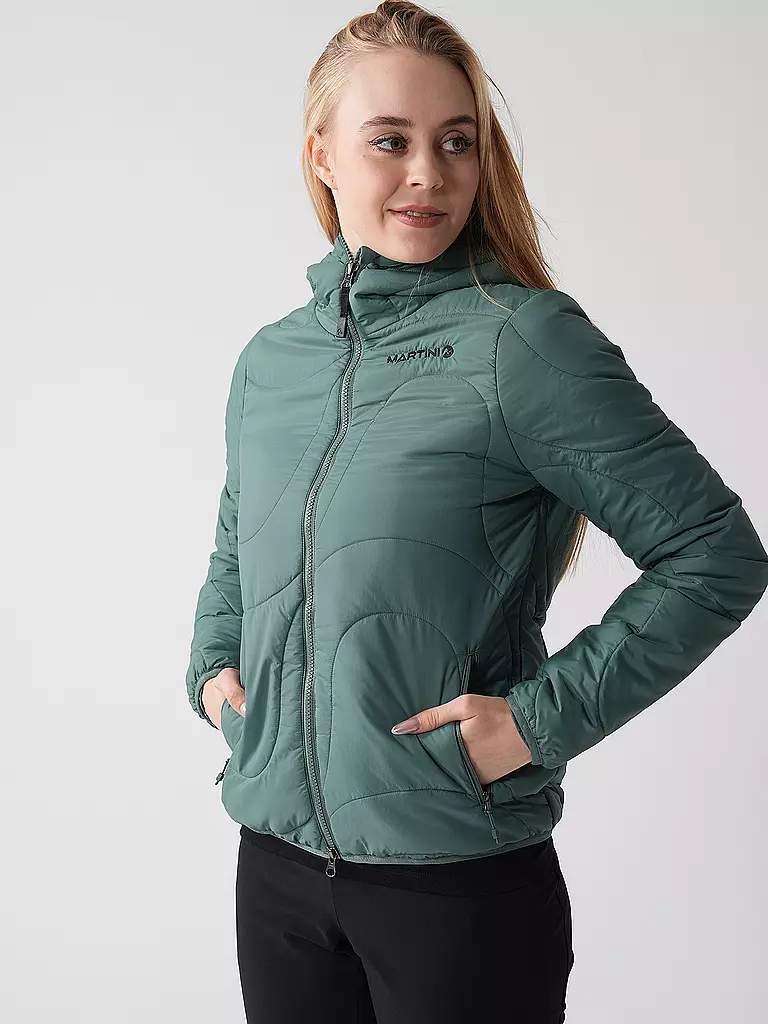 MARTINI | Damen Isojacke Recharge Primaloft® Hoodie | olive