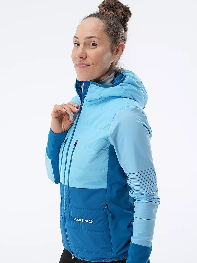 MARTINI | Damen Touren Hybridjacke Mistral PL Hoodie | petrol