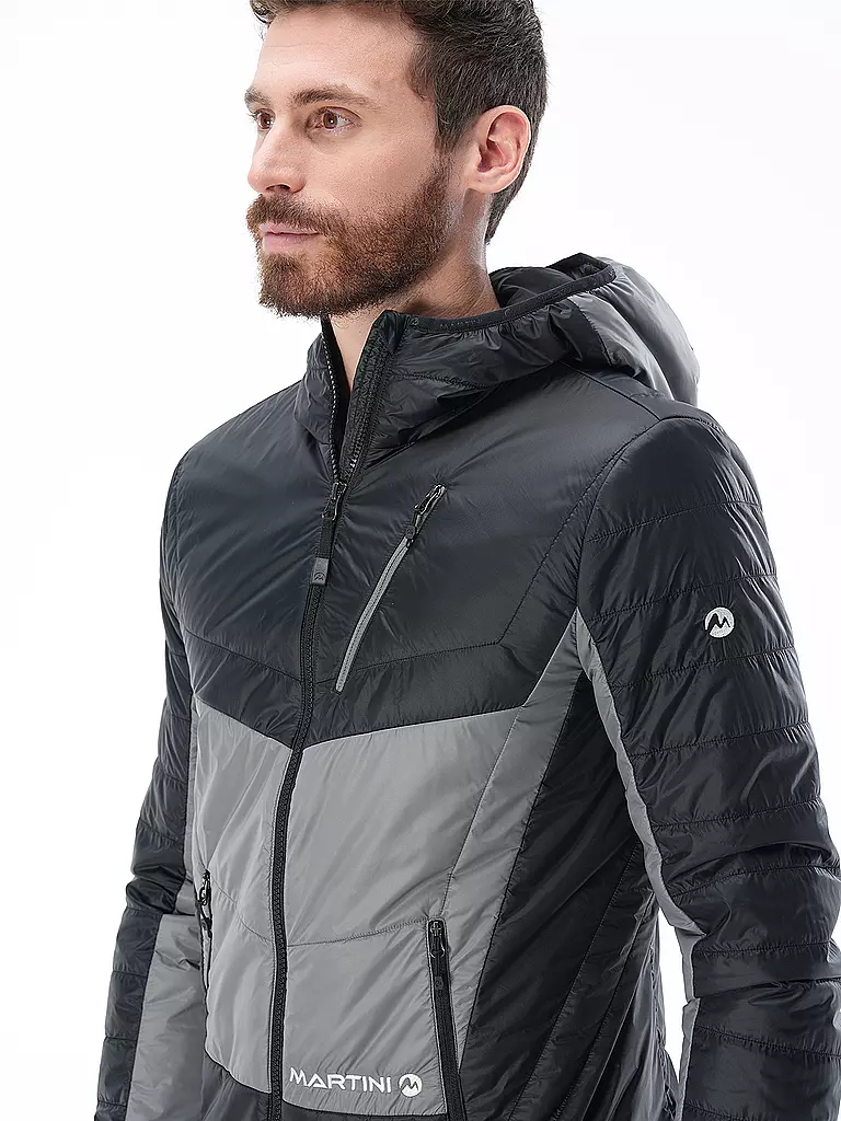 MARTINI | Herren Touren Isojacke Herox PL Hoodie | grau