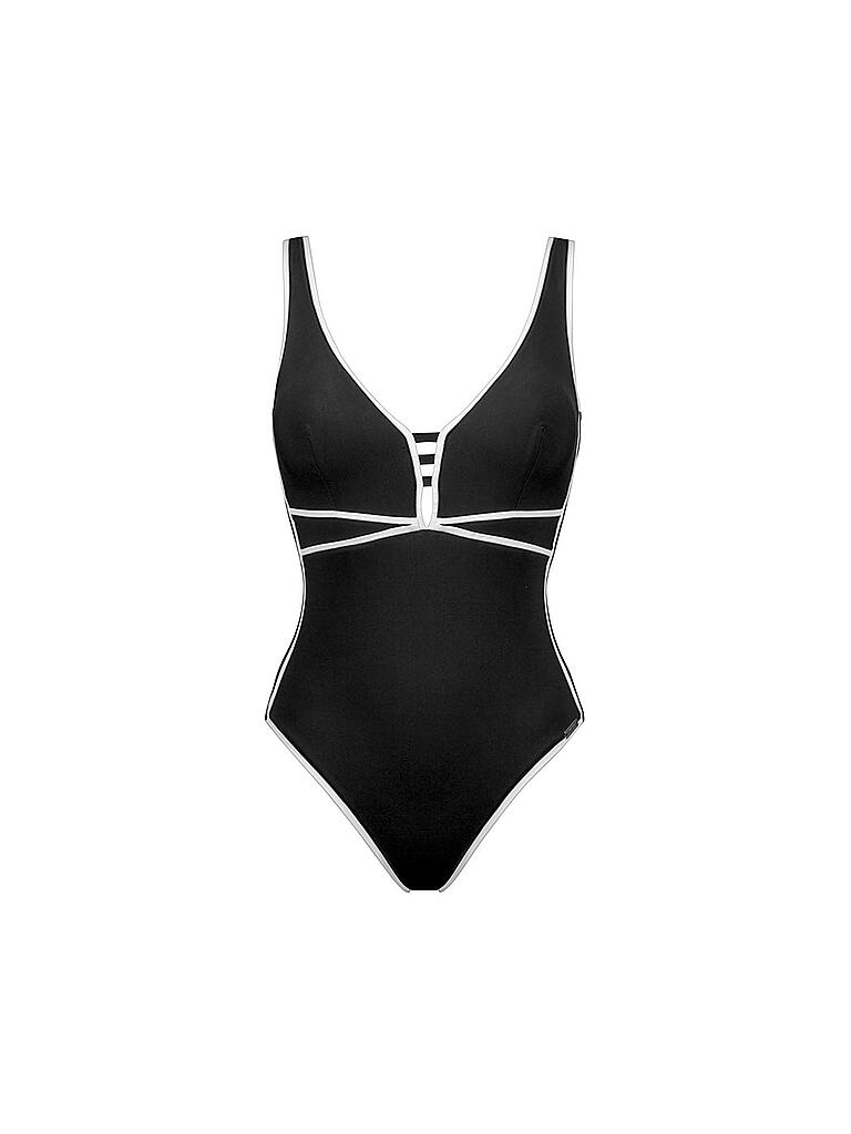 MARYAN MEHLHORN | Damen Badeanzug | schwarz