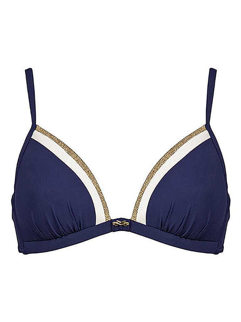 MARYAN MEHLHORN | Damen Bikinioberteil Low Plunge | blau