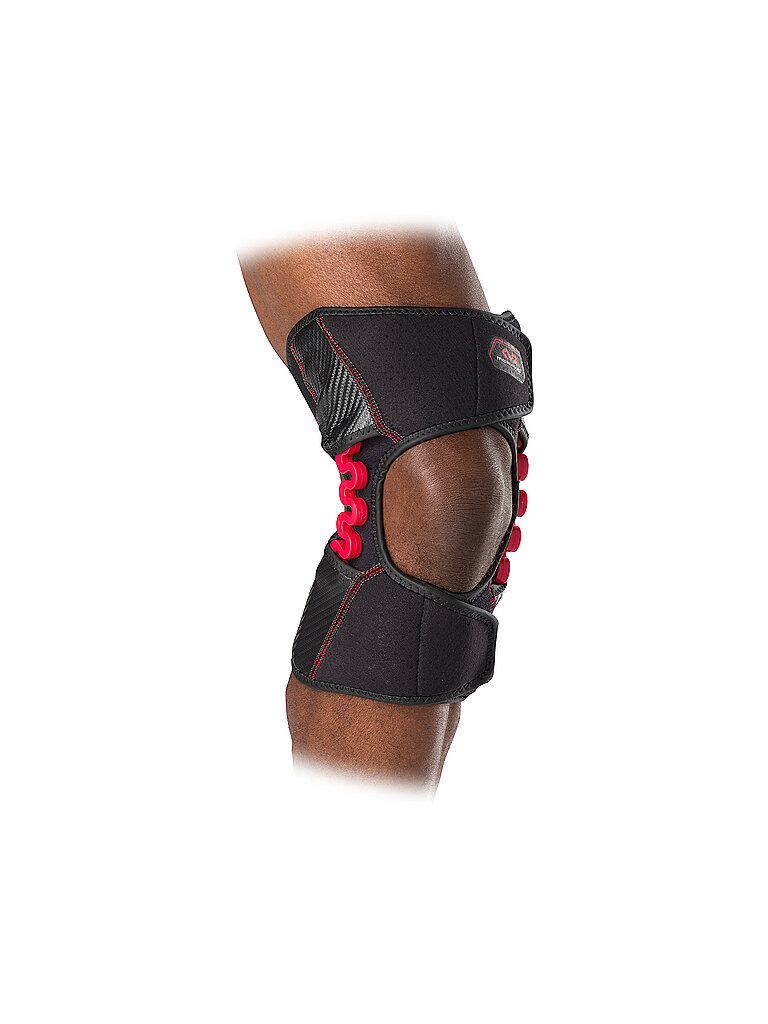 MC DAVID Kniebandage mit Federscharnier Easy-On schwarz | M